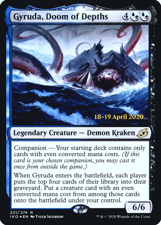 Gyruda, Doom of Depths [Ikoria: Lair of Behemoths Prerelease Promos] | Yard's Games Ltd