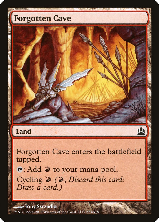 Forgotten Cave [Commander 2011] | Yard's Games Ltd