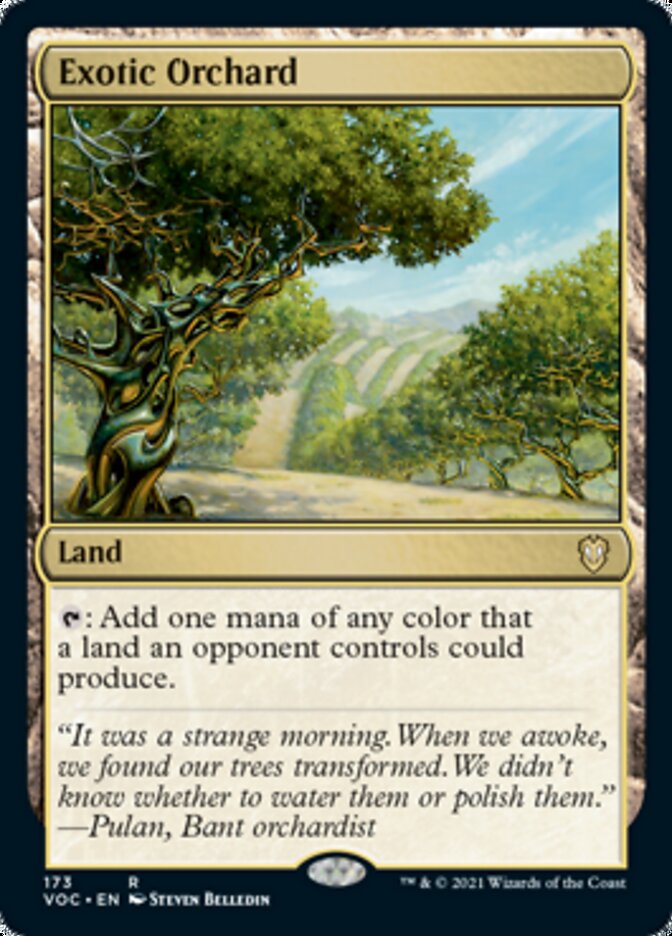 Exotic Orchard [Innistrad: Crimson Vow Commander] | Yard's Games Ltd