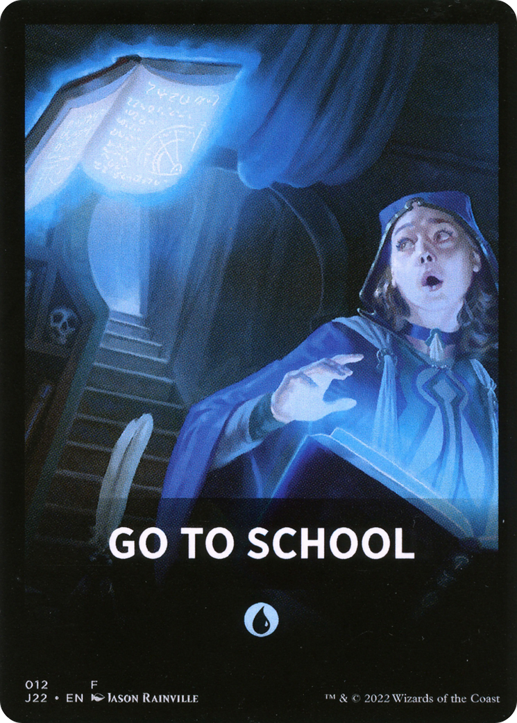 Go to School Theme Card [Jumpstart 2022 Front Cards] | Yard's Games Ltd