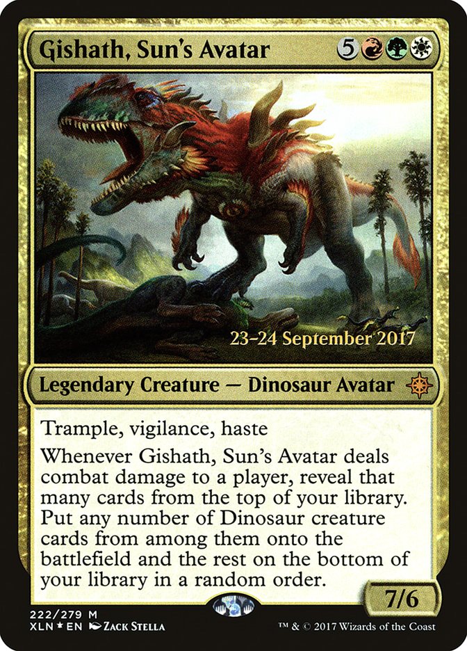 Gishath, Sun's Avatar [Ixalan Prerelease Promos] | Yard's Games Ltd