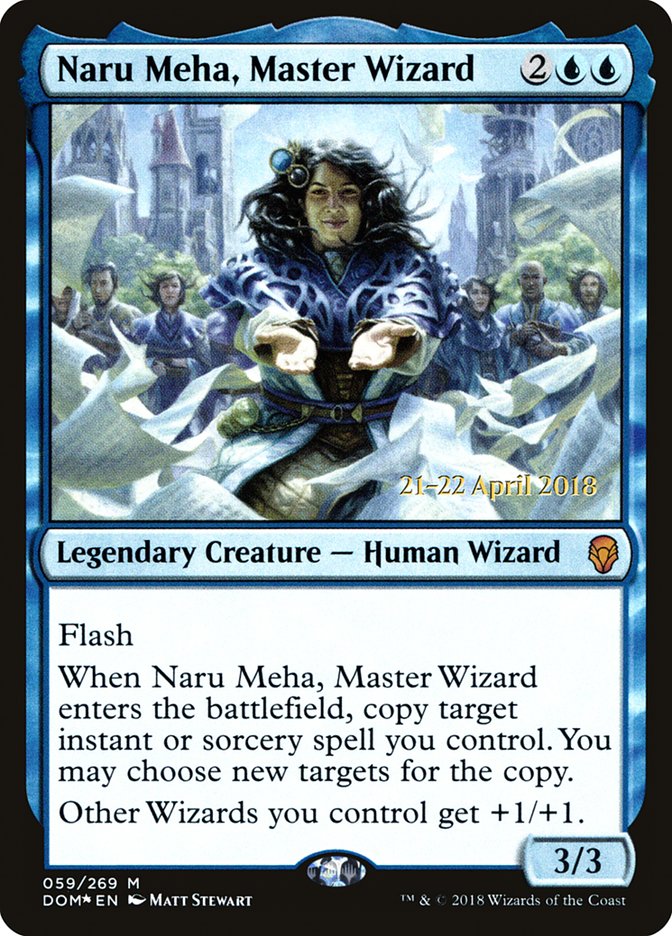 Naru Meha, Master Wizard [Dominaria Prerelease Promos] | Yard's Games Ltd