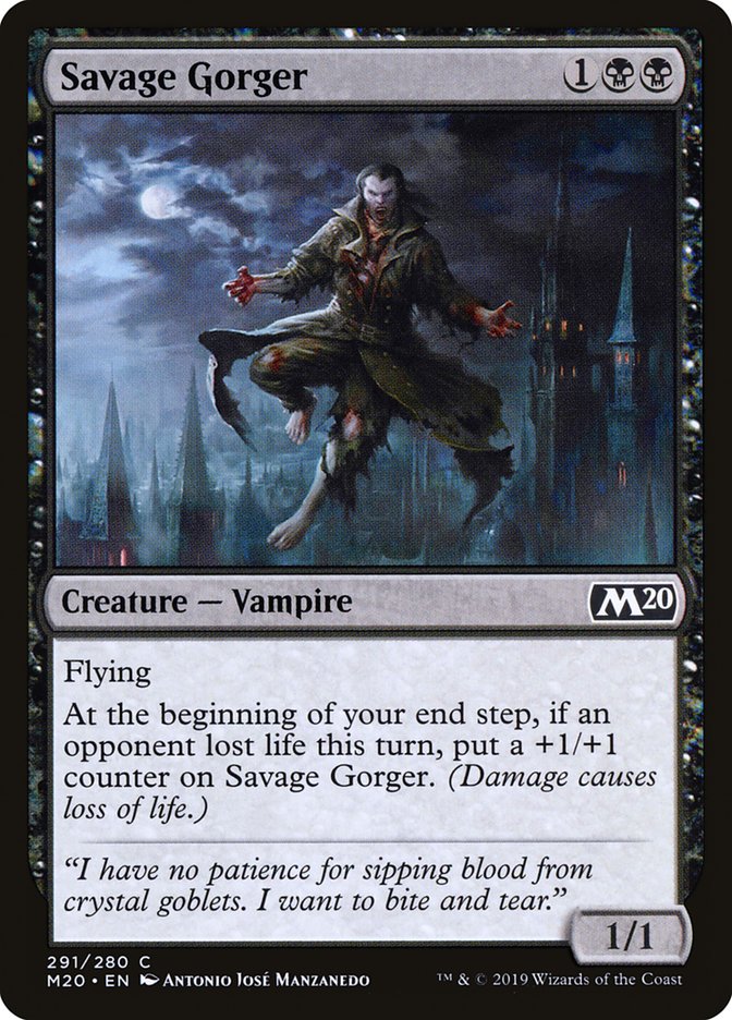 Savage Gorger [Core Set 2020] | Yard's Games Ltd