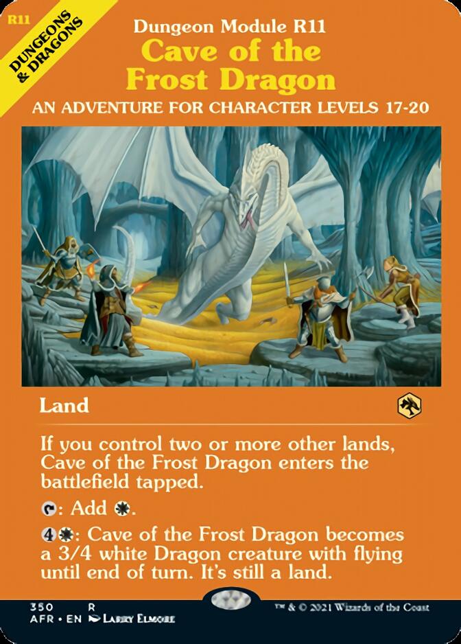 Cave of the Frost Dragon (Dungeon Module) [Dungeons & Dragons: Adventures in the Forgotten Realms] | Yard's Games Ltd