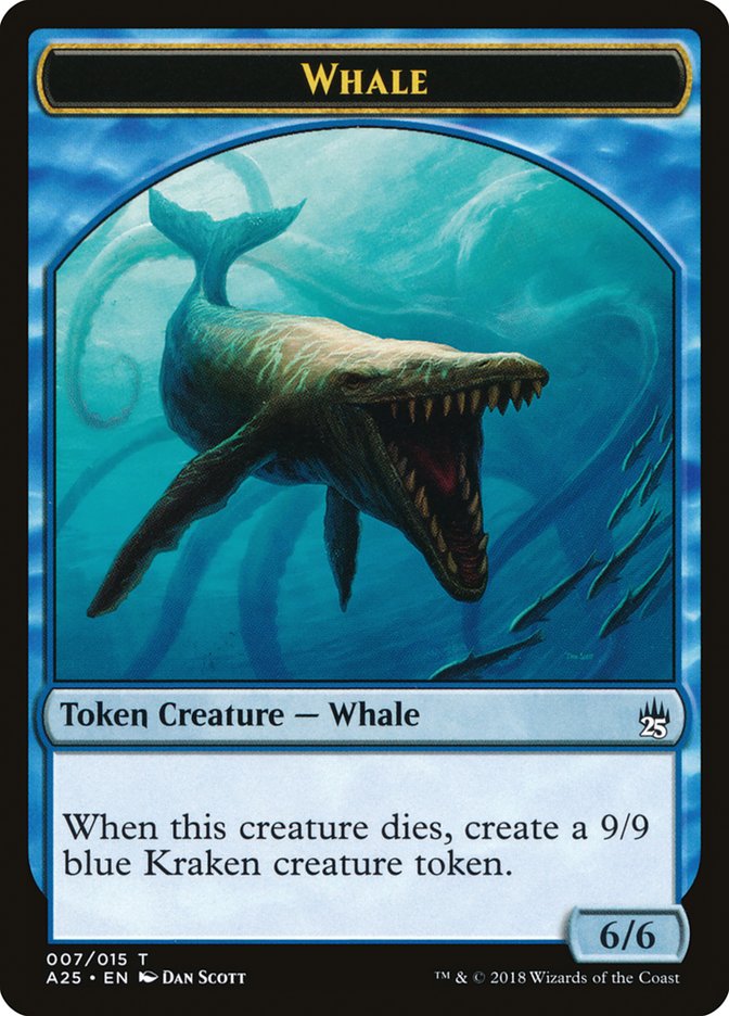 Whale Token [Masters 25 Tokens] | Yard's Games Ltd