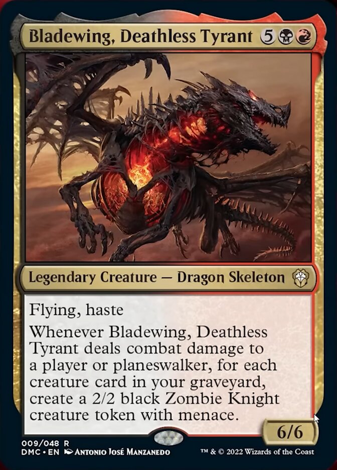 Bladewing, Deathless Tyrant [Dominaria United Commander] | Yard's Games Ltd