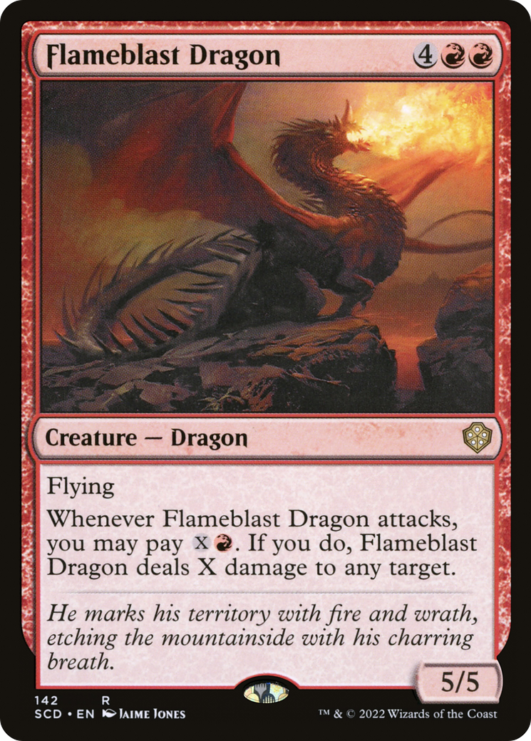 Flameblast Dragon [Starter Commander Decks] | Yard's Games Ltd