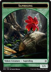 Saproling // Treasure (010) Double-Sided Token [Explorers of Ixalan Tokens] | Yard's Games Ltd