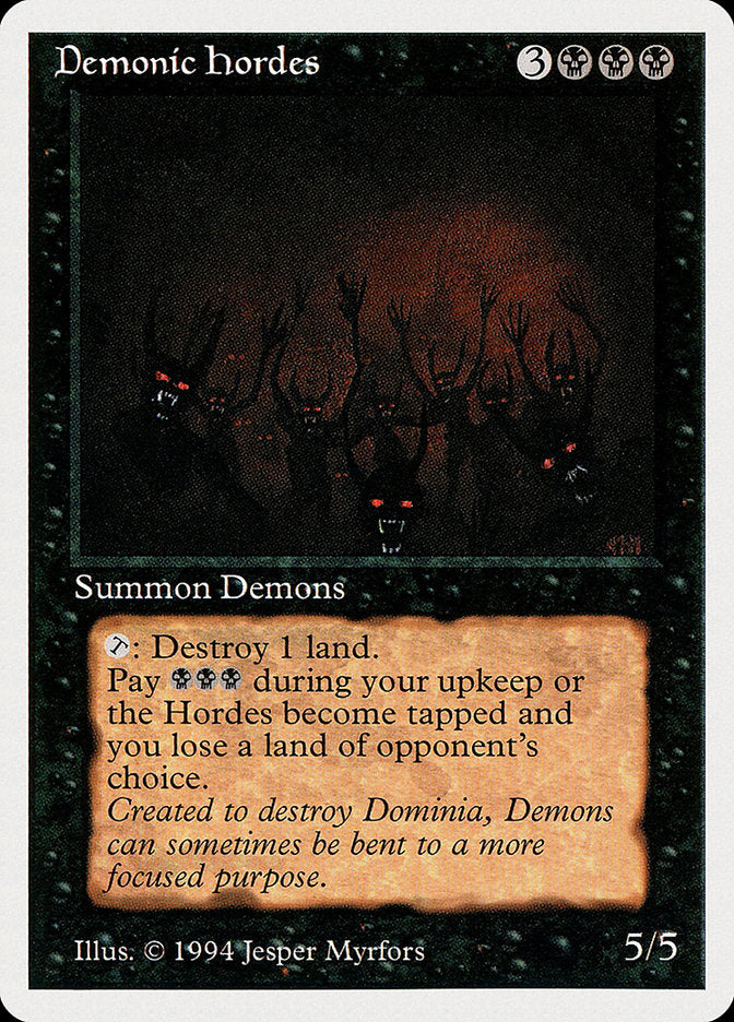 Demonic Hordes [Summer Magic / Edgar] | Yard's Games Ltd