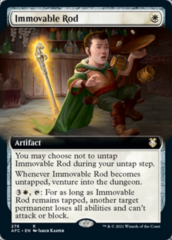 Immovable Rod (Extended Art) [Dungeons & Dragons: Adventures in the Forgotten Realms Commander] | Yard's Games Ltd