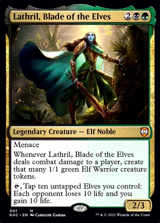 Lathril, Blade of the Elves [Kaldheim Commander] | Yard's Games Ltd