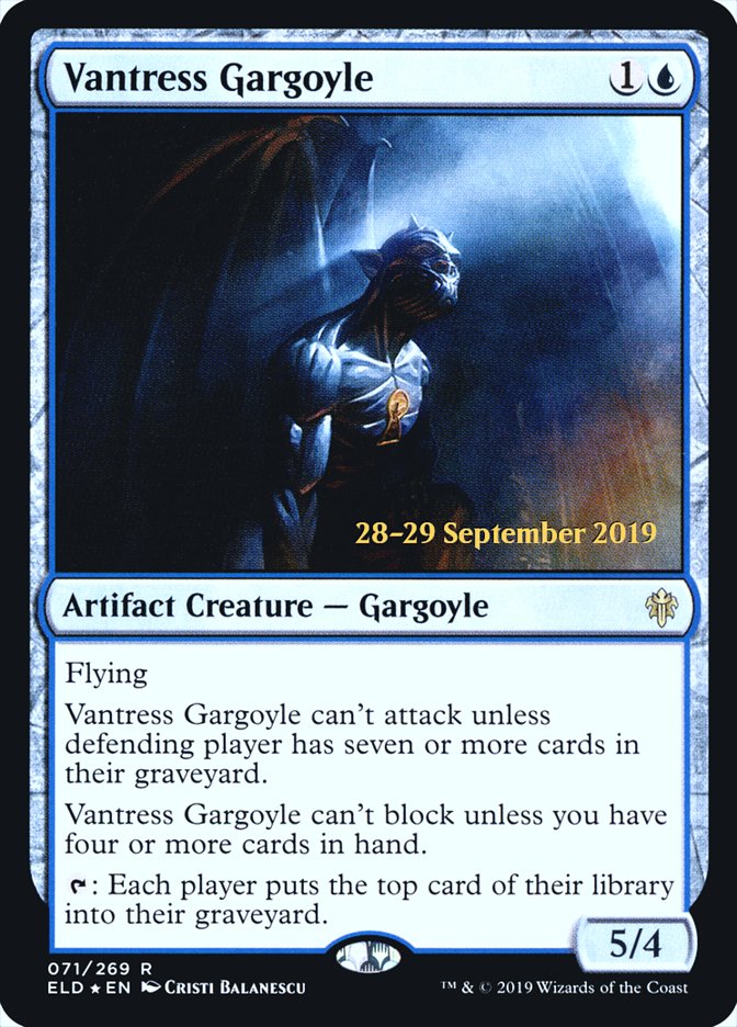 Vantress Gargoyle [Throne of Eldraine Prerelease Promos] | Yard's Games Ltd