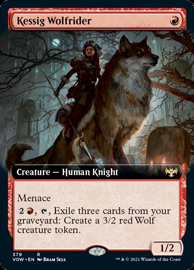 Kessig Wolfrider (Extended Art) [Innistrad: Crimson Vow] | Yard's Games Ltd