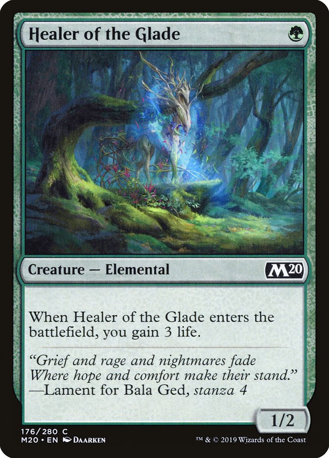 Healer of the Glade [Core Set 2020] | Yard's Games Ltd