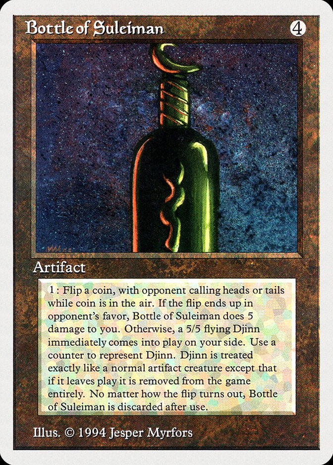 Bottle of Suleiman [Summer Magic / Edgar] | Yard's Games Ltd