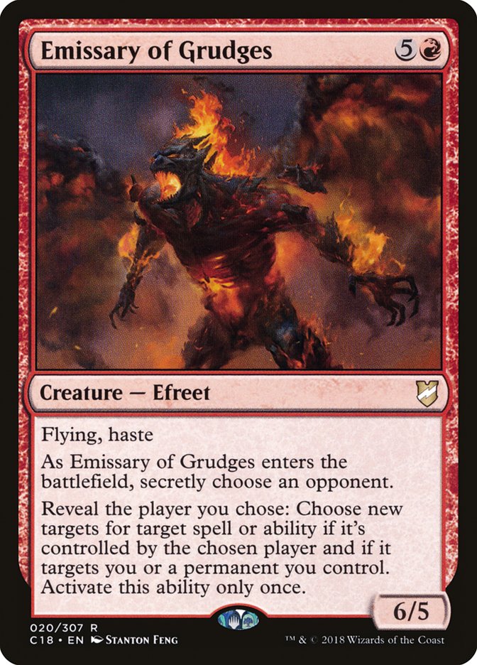 Emissary of Grudges [Commander 2018] | Yard's Games Ltd