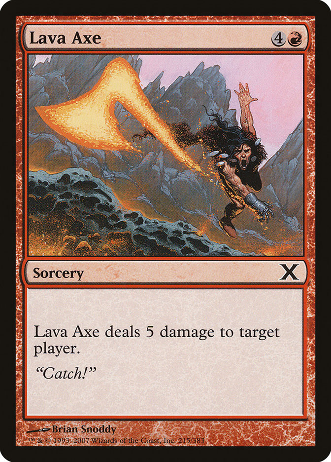 Lava Axe [Tenth Edition] | Yard's Games Ltd