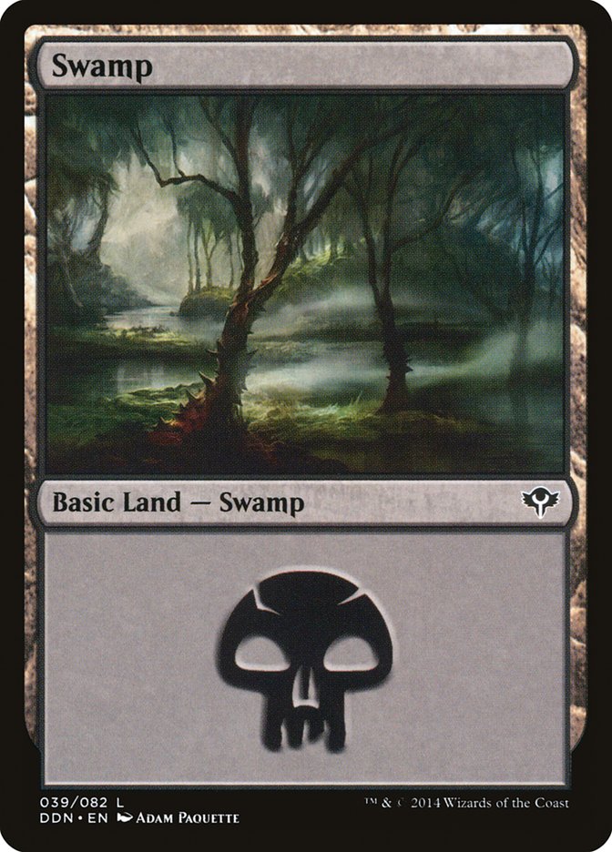 Swamp (39) [Duel Decks: Speed vs. Cunning] | Yard's Games Ltd