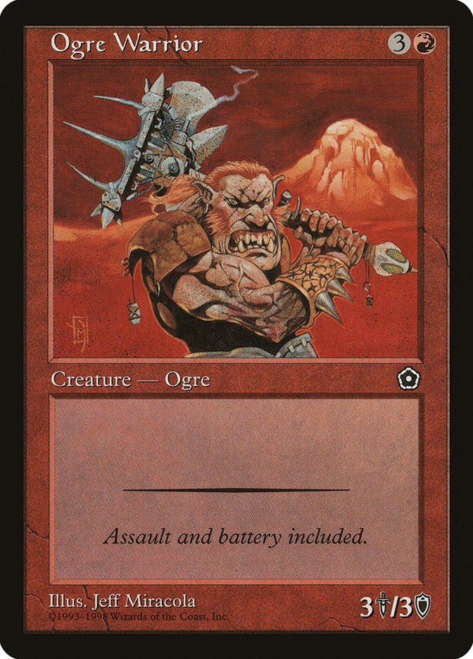 Ogre Warrior [Portal Second Age] | Yard's Games Ltd