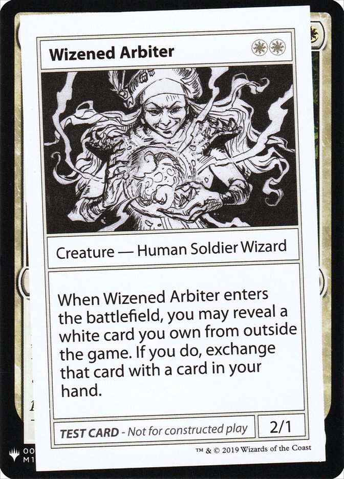 Wizened Arbiter [Mystery Booster Playtest Cards] | Yard's Games Ltd