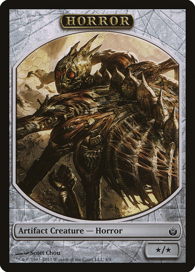 Horror Token [Mirrodin Besieged Tokens] | Yard's Games Ltd