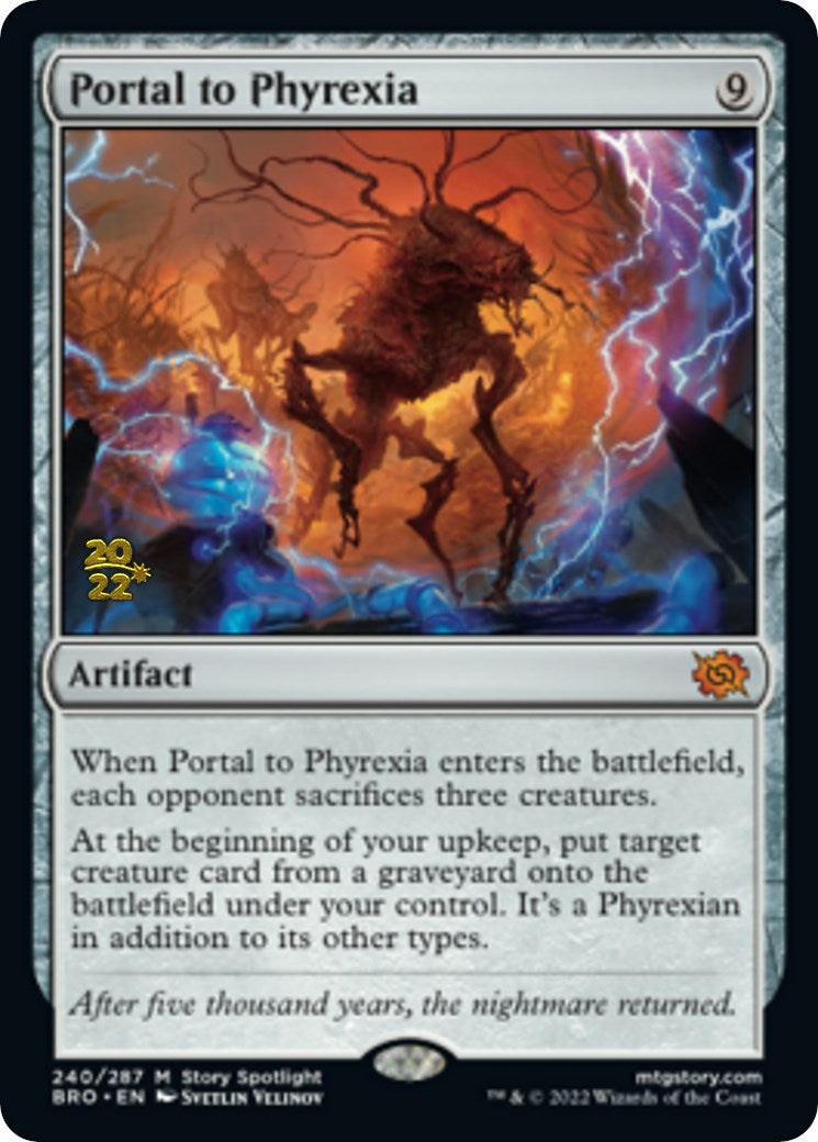 Portal to Phyrexia [The Brothers' War Prerelease Promos] | Yard's Games Ltd