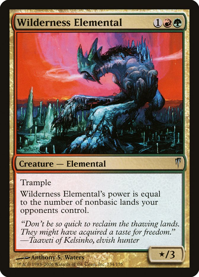 Wilderness Elemental [Coldsnap] | Yard's Games Ltd