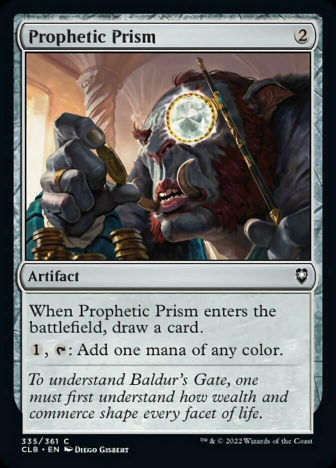 Prophetic Prism [Commander Legends: Battle for Baldur's Gate] | Yard's Games Ltd