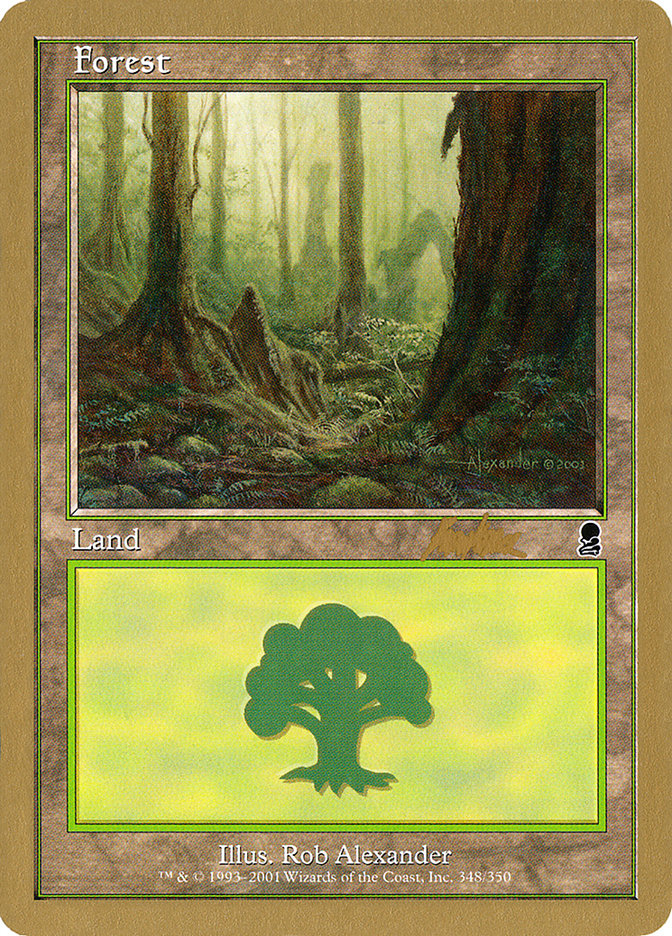 Forest (bk348) (Brian Kibler) [World Championship Decks 2002] | Yard's Games Ltd