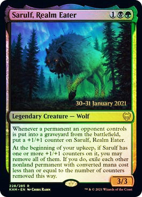 Sarulf, Realm Eater [Kaldheim Prerelease Promos] | Yard's Games Ltd