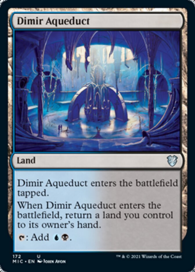 Dimir Aqueduct [Innistrad: Midnight Hunt Commander] | Yard's Games Ltd