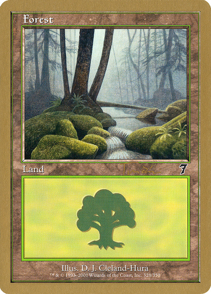 Forest (jt328) (Jan Tomcani) [World Championship Decks 2001] | Yard's Games Ltd