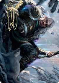 Jorn, God of Winter Art Card (Gold-Stamped Signature) [Kaldheim Art Series] | Yard's Games Ltd