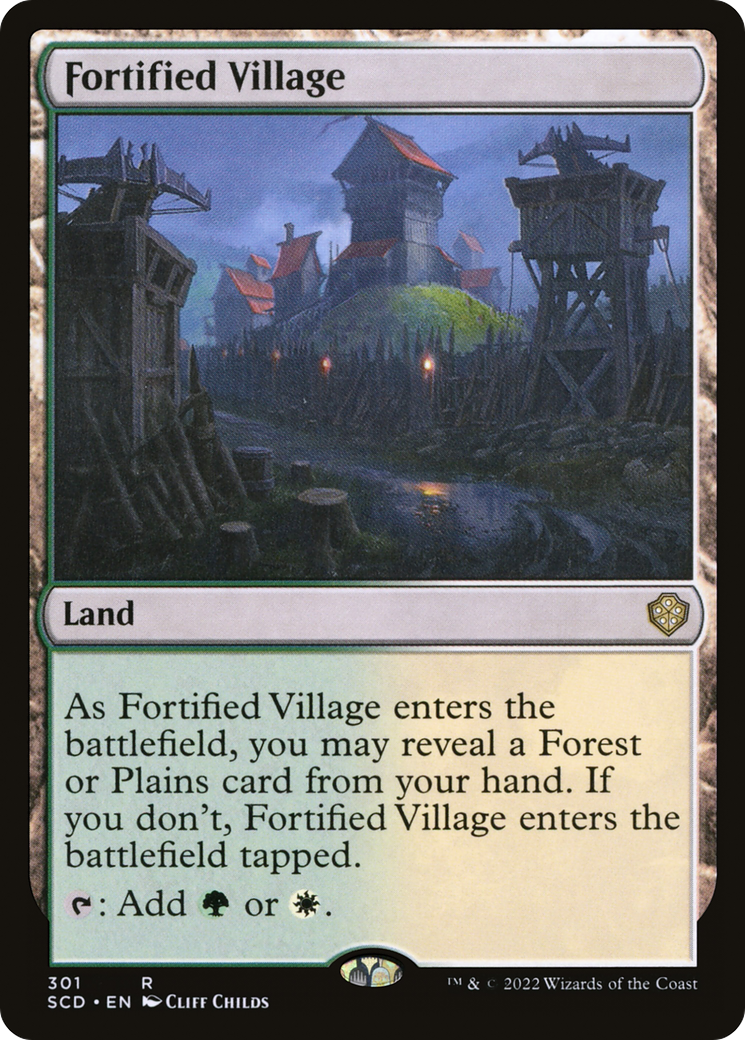 Fortified Village [Starter Commander Decks] | Yard's Games Ltd