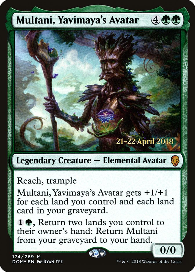 Multani, Yavimaya's Avatar [Dominaria Prerelease Promos] | Yard's Games Ltd