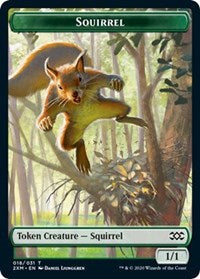 Squirrel // Thopter (008) Double-Sided Token [Double Masters Tokens] | Yard's Games Ltd