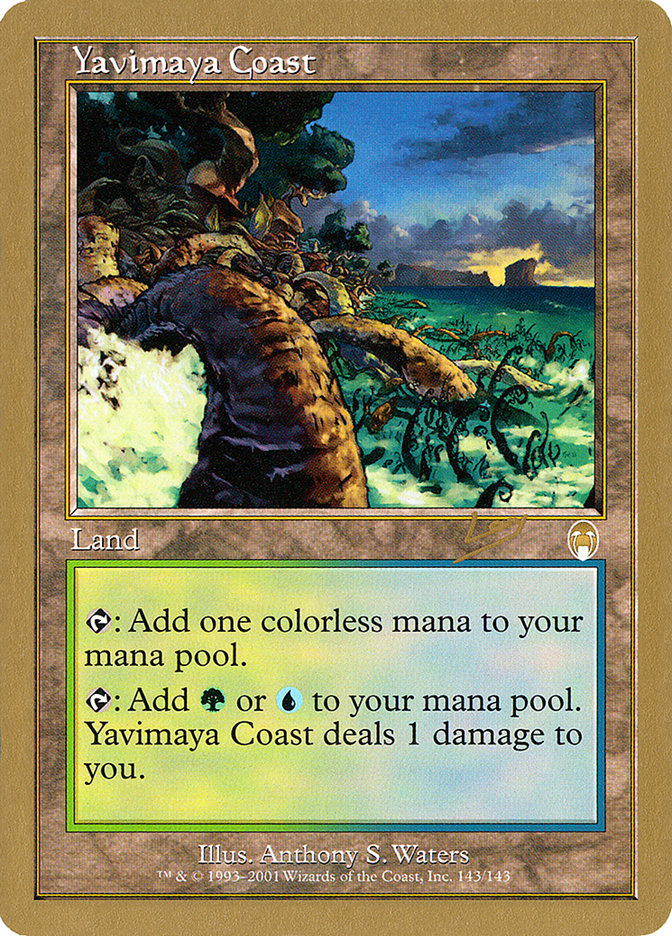 Yavimaya Coast (Raphael Levy) [World Championship Decks 2002] | Yard's Games Ltd