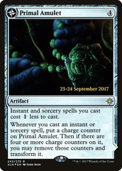 Primal Amulet // Primal Wellspring [Ixalan Prerelease Promos] | Yard's Games Ltd