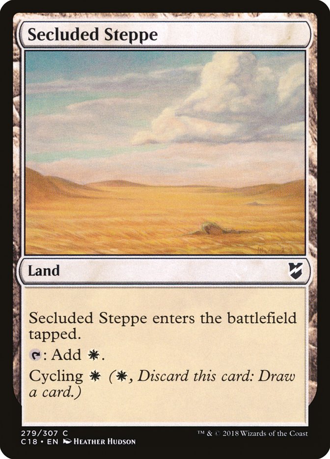 Secluded Steppe [Commander 2018] | Yard's Games Ltd