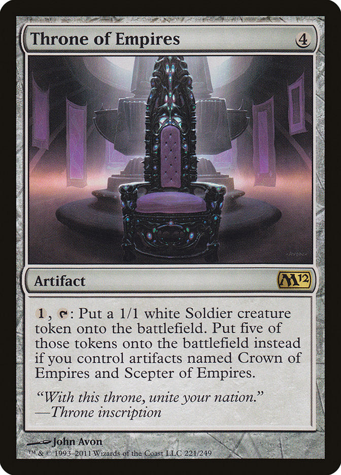 Throne of Empires [Magic 2012] | Yard's Games Ltd