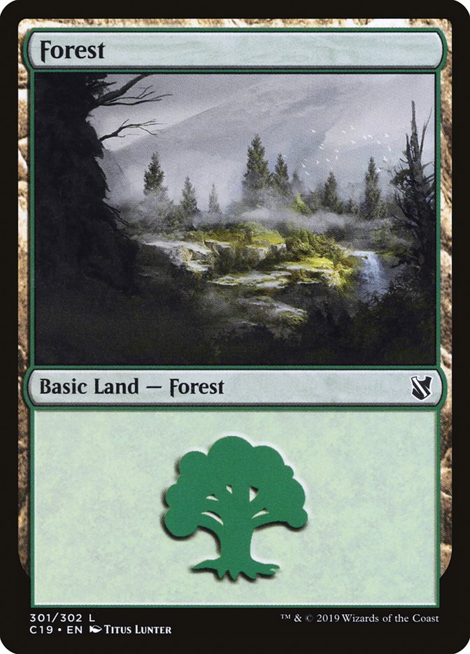 Forest (301) [Commander 2019] | Yard's Games Ltd