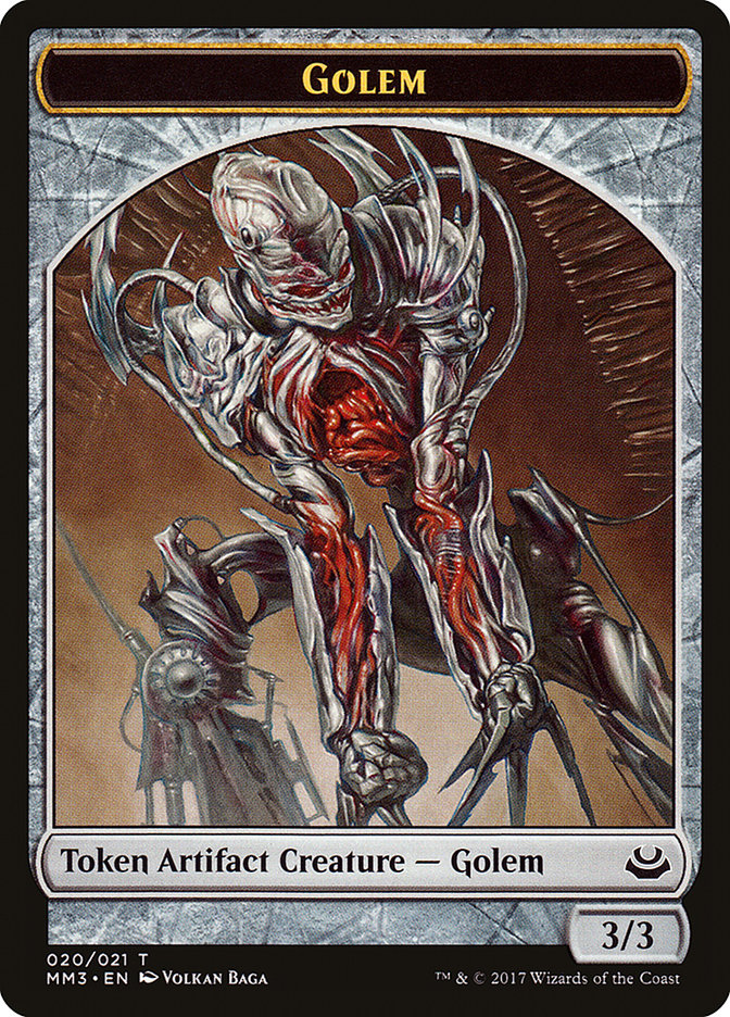 Golem Token [Modern Masters 2017 Tokens] | Yard's Games Ltd