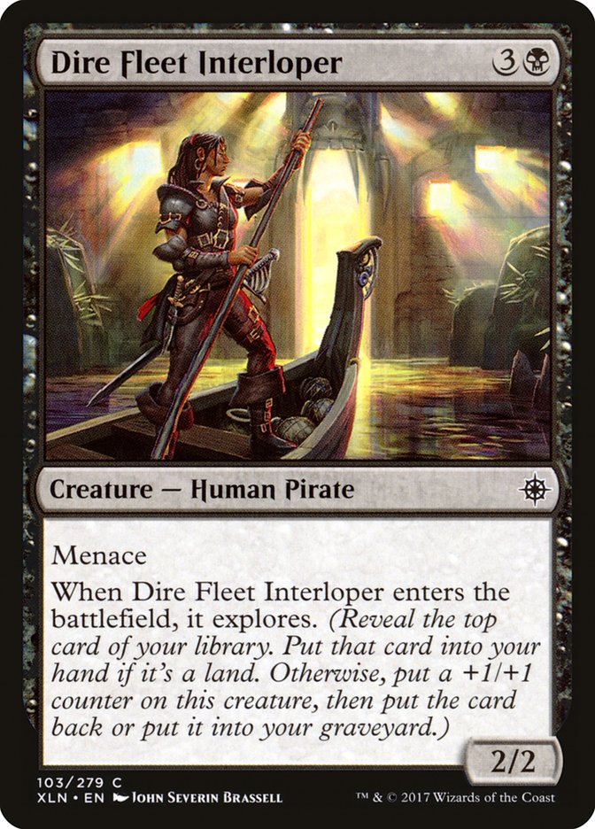 Dire Fleet Interloper [Ixalan] | Yard's Games Ltd