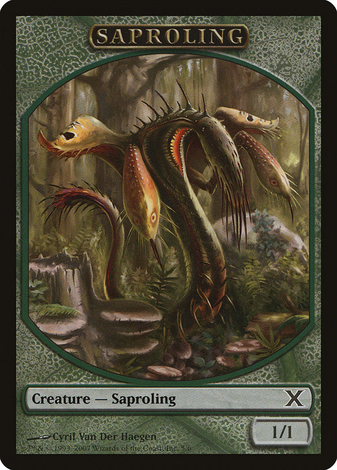 Saproling Token [Tenth Edition Tokens] | Yard's Games Ltd