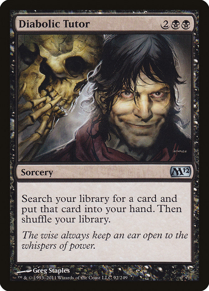 Diabolic Tutor [Magic 2012] | Yard's Games Ltd