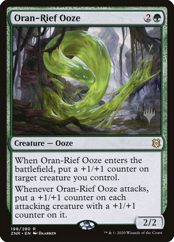 Oran-Rief Ooze (Promo Pack) [Zendikar Rising Promos] | Yard's Games Ltd