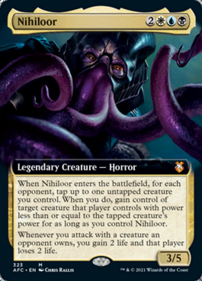 Nihiloor (Extended Art) [Dungeons & Dragons: Adventures in the Forgotten Realms Commander] | Yard's Games Ltd