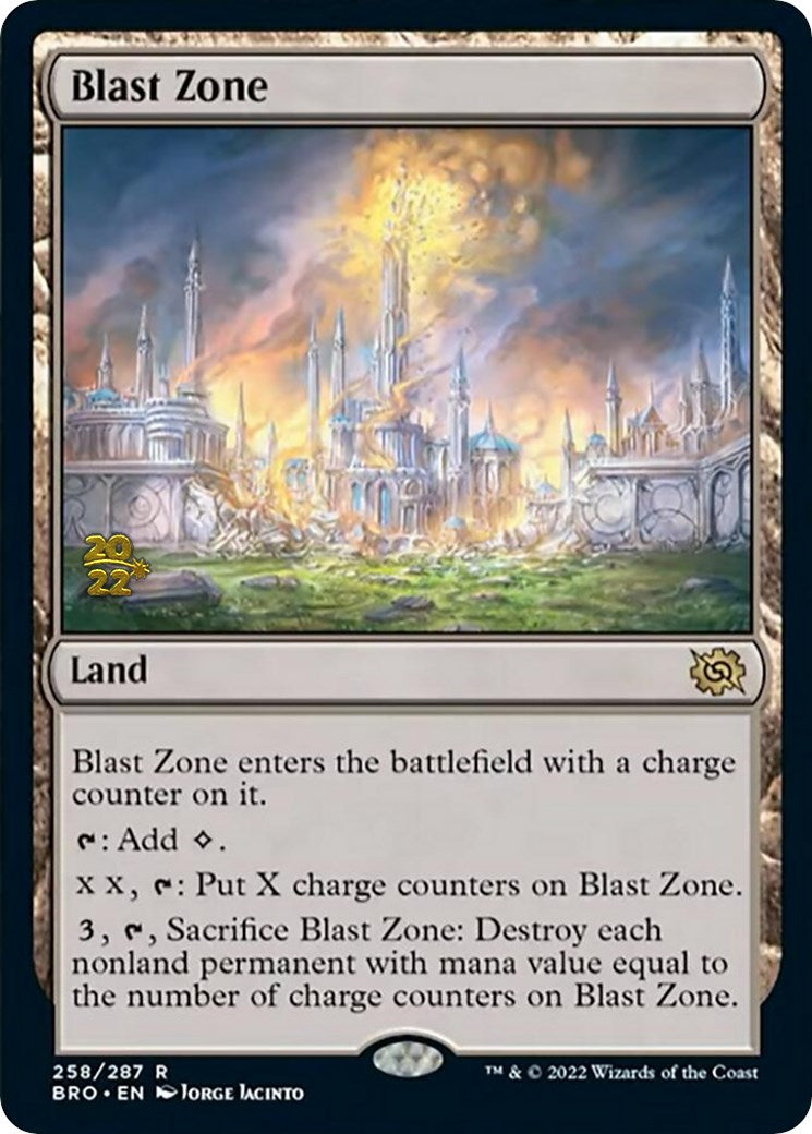 Blast Zone (258) [The Brothers' War Prerelease Promos] | Yard's Games Ltd