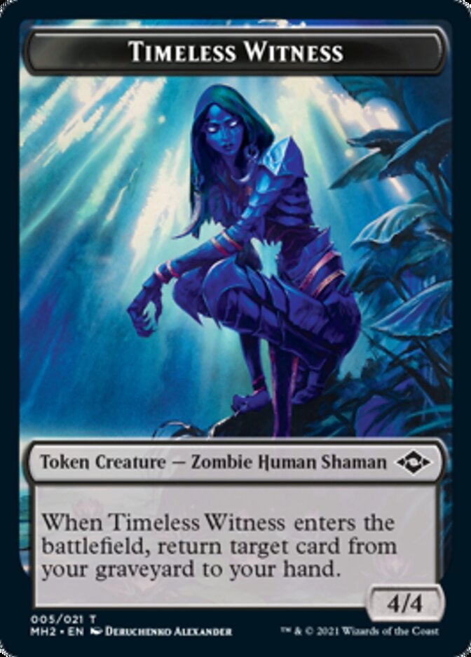 Timeless Witness Token [Modern Horizons 2 Tokens] | Yard's Games Ltd