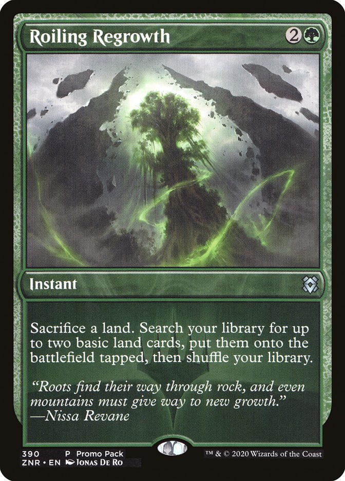 Roiling Regrowth (Promo Pack) [Zendikar Rising Promos] | Yard's Games Ltd